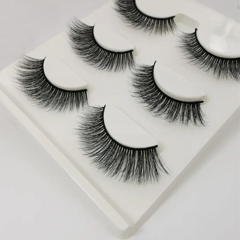 SHIDISHANGPIN Mink Lashes 2/30/50/100 Boxes 3D Eyelashes Luxury Dramatic Volume 3D False Eyelashes Extension Maquiagem