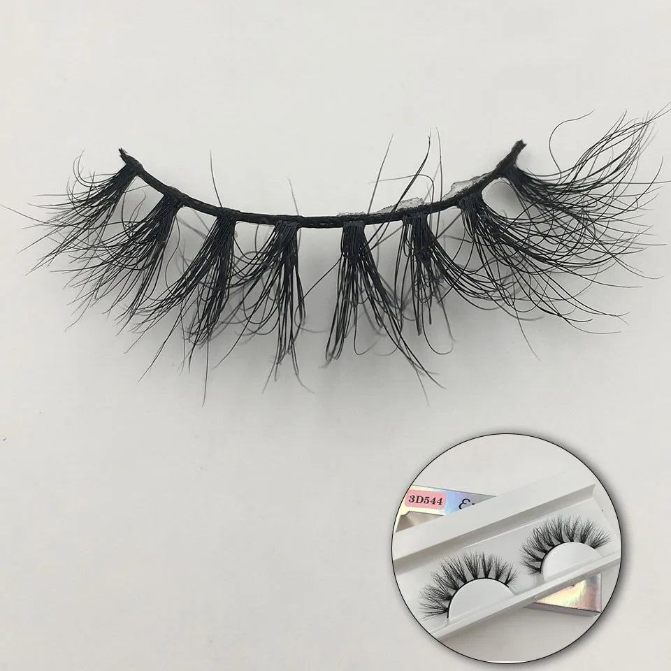RED SIREN Fluffy Eyelashes 10mm-18mm 3d Mink Eyelashes Handmade Soft Volume Natural Lashes Maquillaje Lash Vendors False Lashes