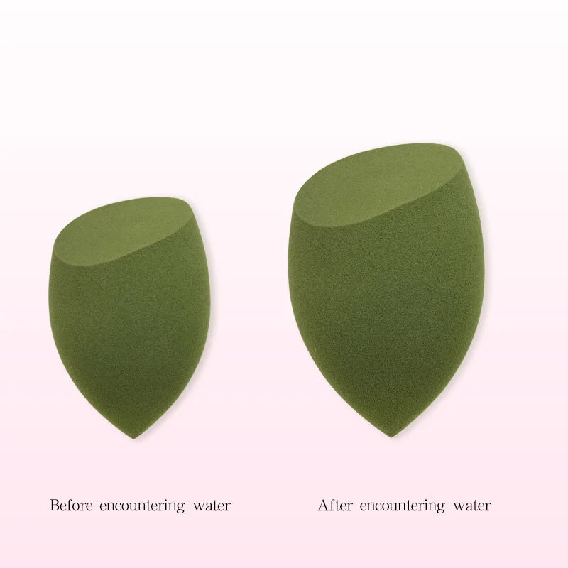 Makeup Foundation Non-latex Sponge Sponge Beauty Egg Dry Water Becomes Bigger Oblique Does Not Eat Powder Puff Make-up Tools
