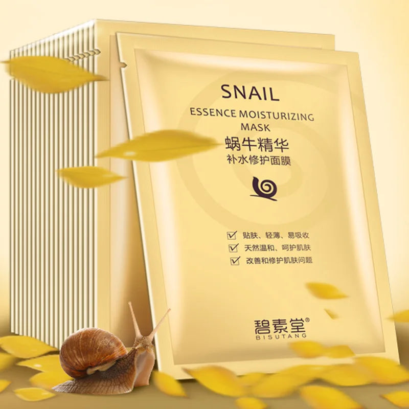 30PCS/Lot BIOAQUA Skin Care Sheet Mask Aloe Olives Pomegranate Seaweed Batch Facial Mask Korean Face Care Green Tea Mask