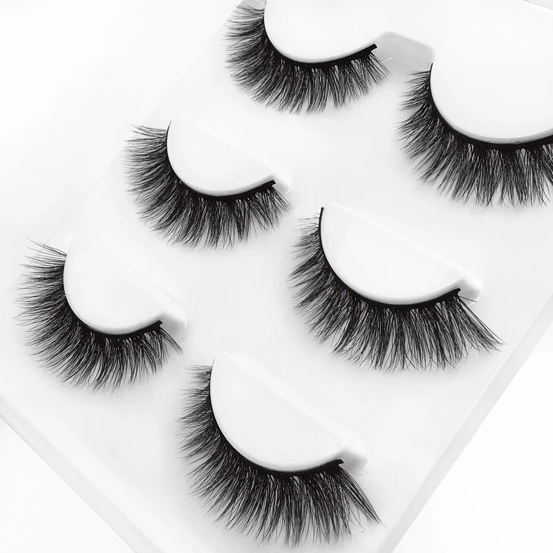 SHIDISHANGPIN Mink Lashes 2/30/50/100 Boxes 3D Eyelashes Luxury Dramatic Volume 3D False Eyelashes Extension Maquiagem