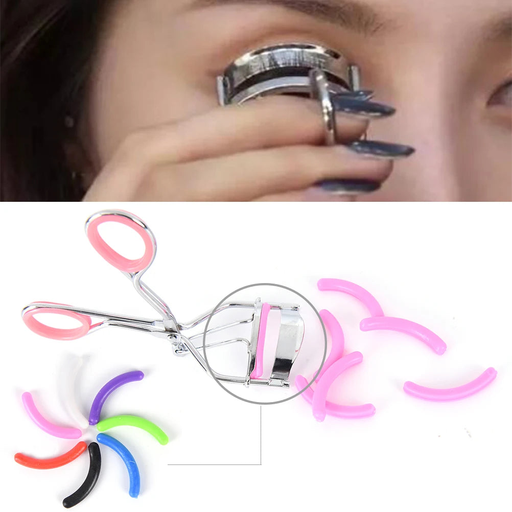 15 pcs/set Eyelash Curler Refill Rubber Pads Plastic Beauty Tool  Make Up Replacement