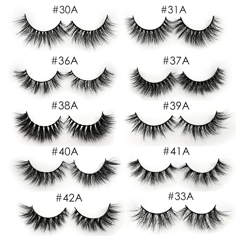 YSDO 1 Pair 3D Mink Lashes Cruelty Free Eyelashes Makeup Maquillaje False Eyelashes Fluffy Fake Lashes Thick Faux Cils Maquiagem