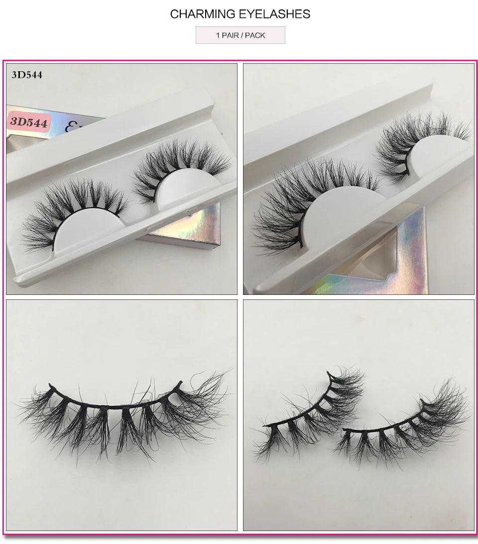 RED SIREN Fluffy Eyelashes 10mm-18mm 3d Mink Eyelashes Handmade Soft Volume Natural Lashes Maquillaje Lash Vendors False Lashes