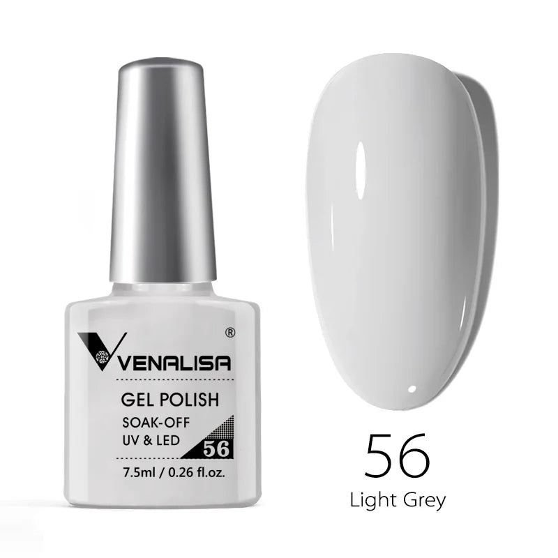 VENALISA 7.5ml Nail Gel Polish VIP4 HEMA Free Semi Permanent Soak off UV LED Nail Gel Varnish Full Coverage Nail Gel Lacquer