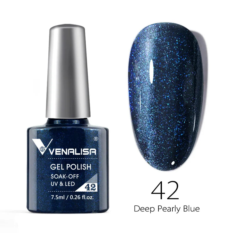 VENALISA 7.5ml Nail Gel Polish VIP4 HEMA Free Semi Permanent Soak off UV LED Nail Gel Varnish Full Coverage Nail Gel Lacquer