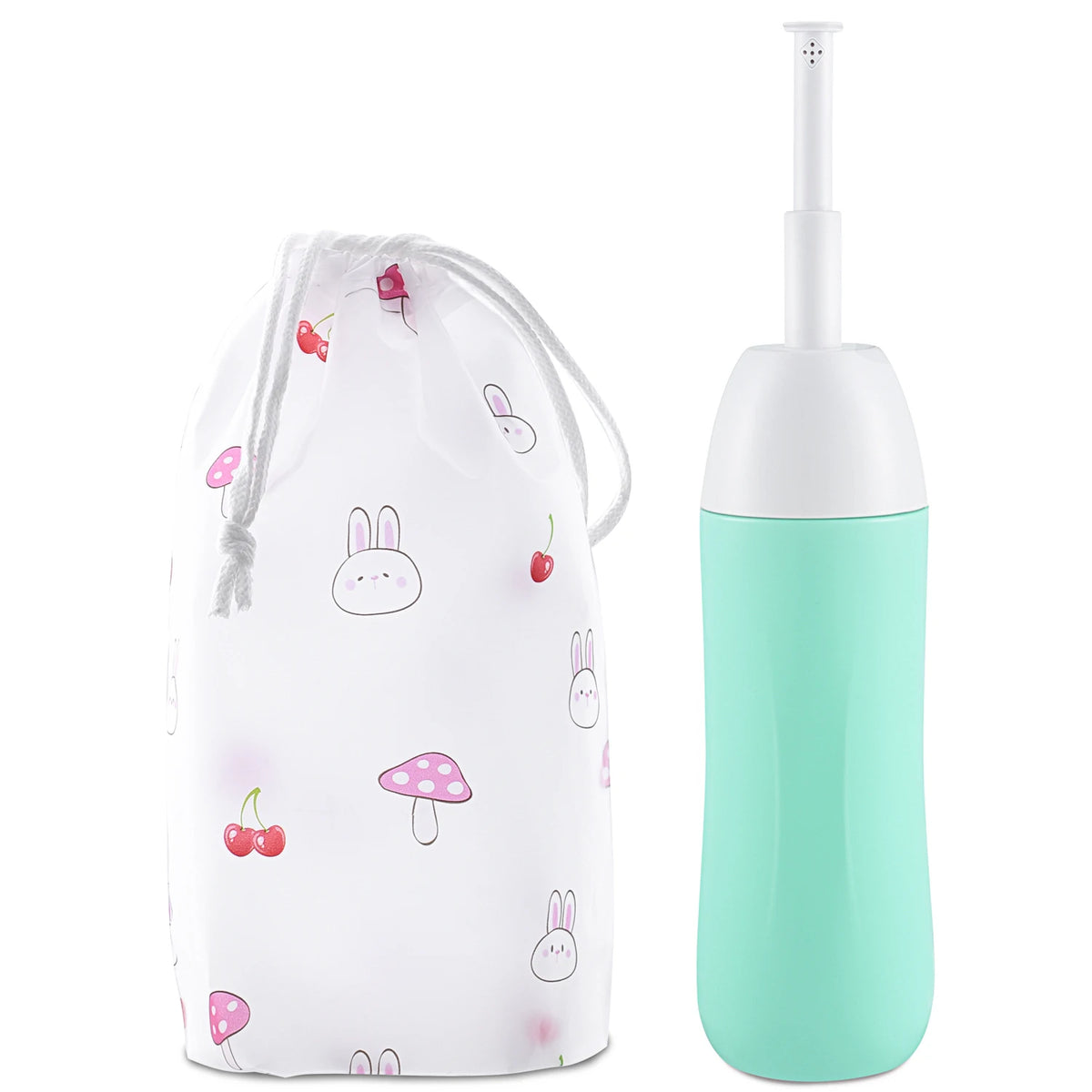 Portable Bidet - Travel Handheld Bidet Bottle with Retractable Spray Nozzle for Hygiene Cleansing Personal Care 400ml With Bag