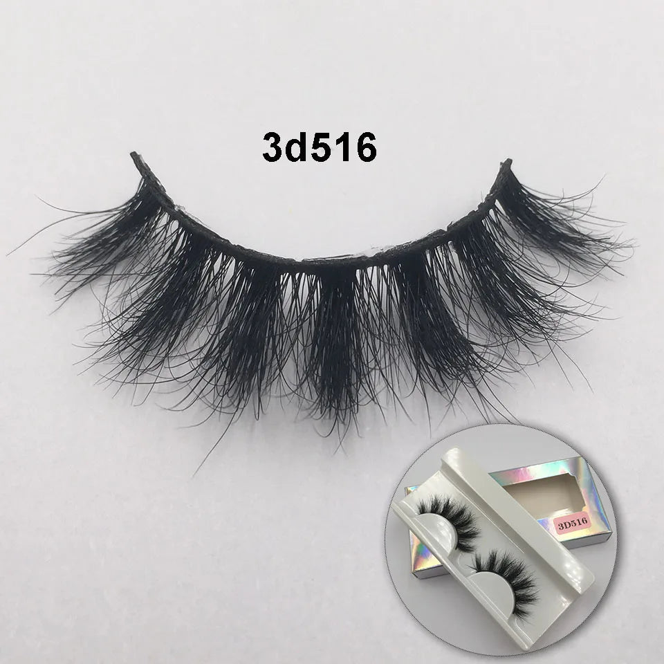 RED SIREN Fluffy Eyelashes 10mm-18mm 3d Mink Eyelashes Handmade Soft Volume Natural Lashes Maquillaje Lash Vendors False Lashes
