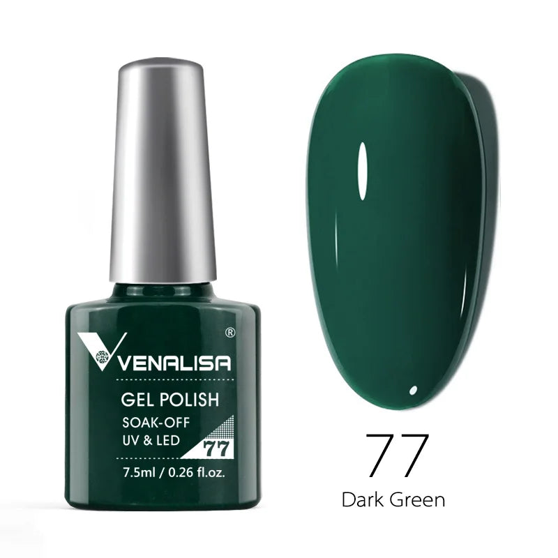 VENALISA 7.5ml Nail Gel Polish VIP4 HEMA Free Semi Permanent Soak off UV LED Nail Gel Varnish Full Coverage Nail Gel Lacquer