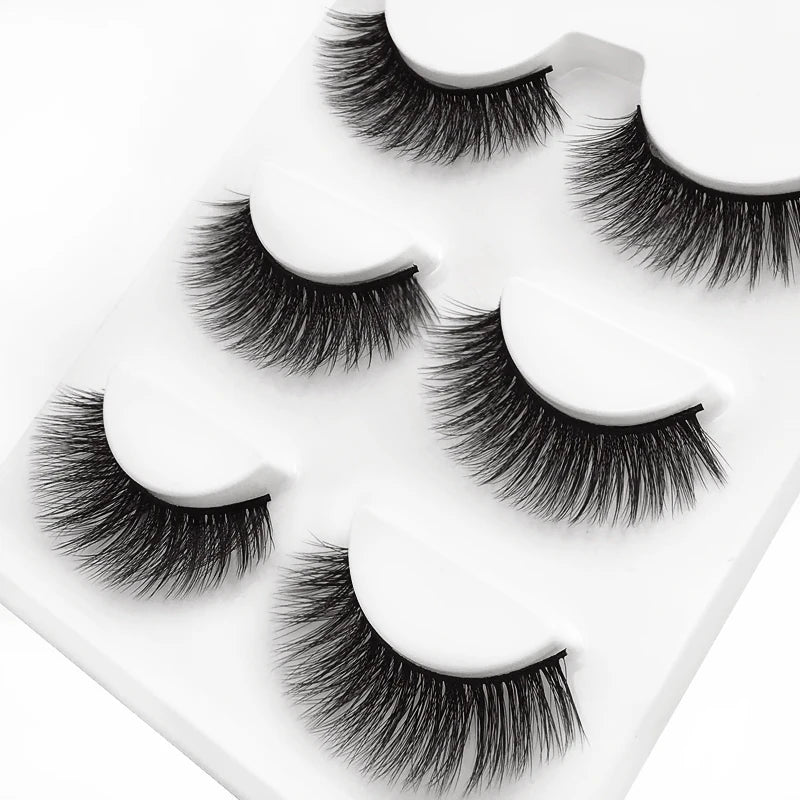 SHIDISHANGPIN Mink Lashes 2/30/50/100 Boxes 3D Eyelashes Luxury Dramatic Volume 3D False Eyelashes Extension Maquiagem