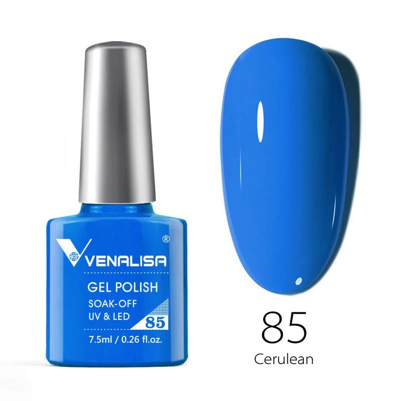 VENALISA 7.5ml Nail Gel Polish VIP4 HEMA Free Semi Permanent Soak off UV LED Nail Gel Varnish Full Coverage Nail Gel Lacquer
