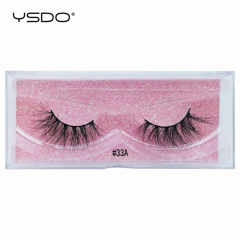 YSDO 1 Pair 3D Mink Lashes Cruelty Free Eyelashes Makeup Maquillaje False Eyelashes Fluffy Fake Lashes Thick Faux Cils Maquiagem