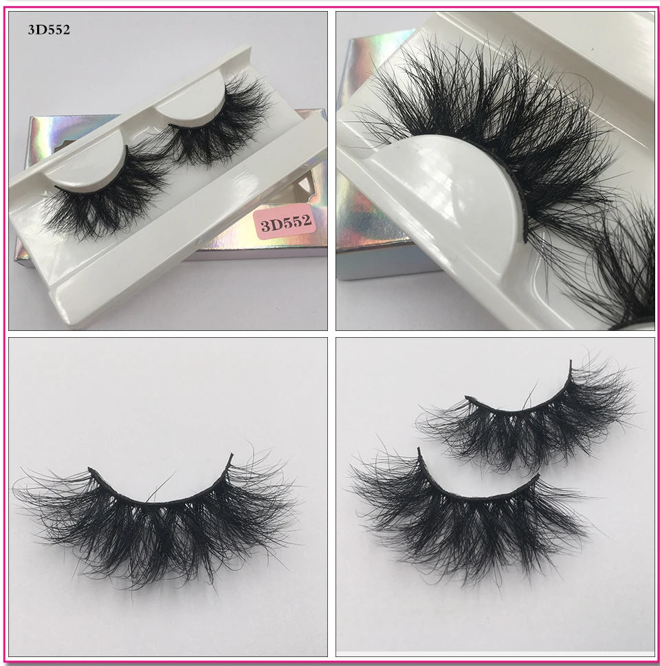 RED SIREN Fluffy Eyelashes 10mm-18mm 3d Mink Eyelashes Handmade Soft Volume Natural Lashes Maquillaje Lash Vendors False Lashes