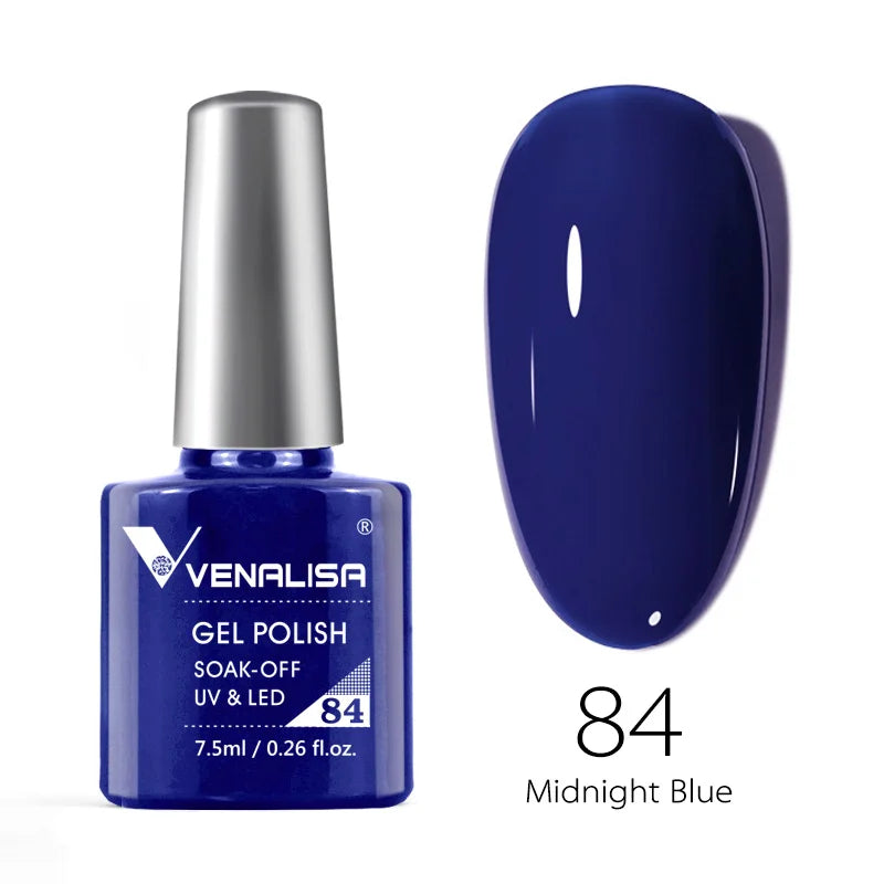 VENALISA 7.5ml Nail Gel Polish VIP4 HEMA Free Semi Permanent Soak off UV LED Nail Gel Varnish Full Coverage Nail Gel Lacquer