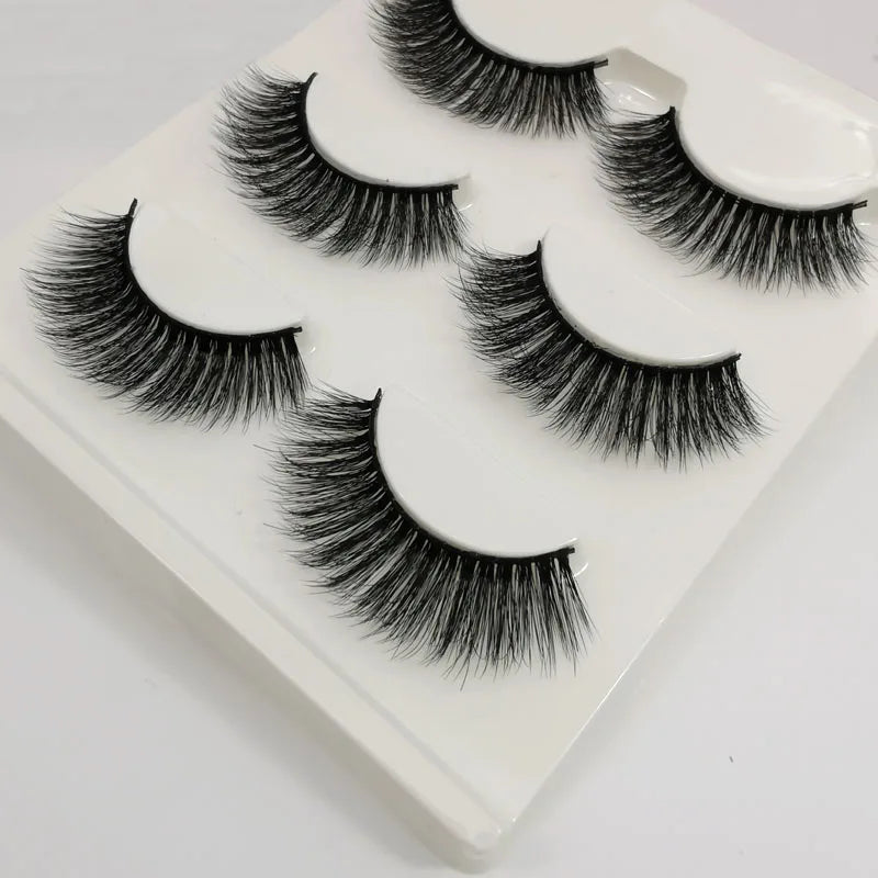 SHIDISHANGPIN Mink Lashes 2/30/50/100 Boxes 3D Eyelashes Luxury Dramatic Volume 3D False Eyelashes Extension Maquiagem