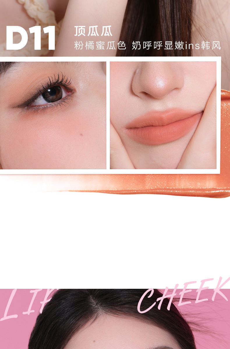 Judydoll Hydrating Non-sticky Lip Powder Cream Cushion Lipstick Matte Lip Stain White Lipsticks Light Lines Lip Clay Cosmetics