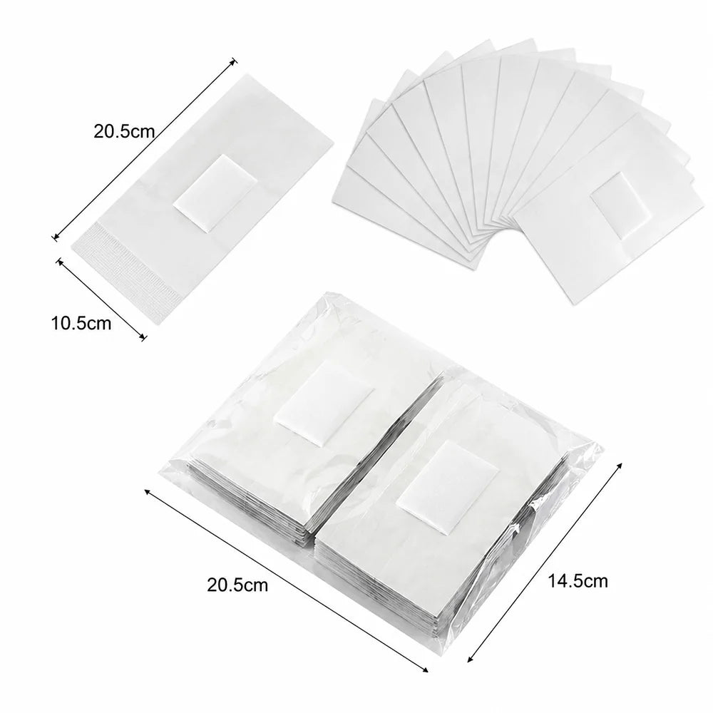50/100 Nail Polish Remover Foil Wraps Nail Remover Wraps with Cotton Pads for Gel  Professional Nail Art for Home Salon Tool
