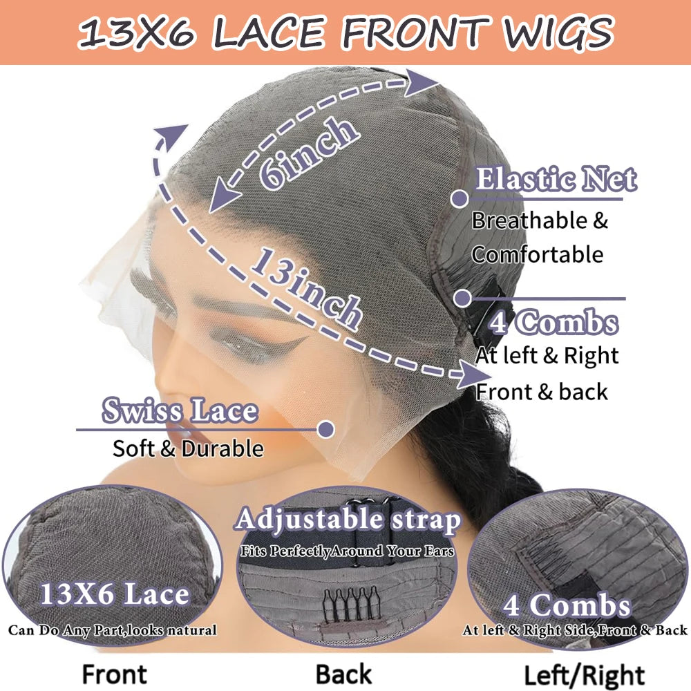 5x5 Glueless Wigs Human Hair Ready To Wear Deep Wave 13x4 13x6 Hd Lace Front Human Hair Wig Transparent Water Wave Curly Wigs