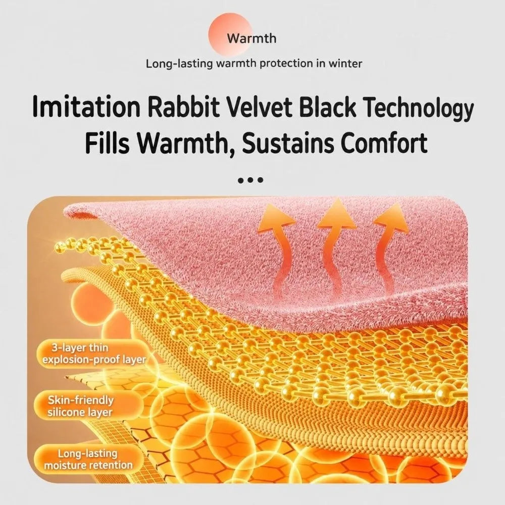 1000ml/2000ml Hot Water Bottle Explosion-Proof Warm Water Bag Leak-proof Hot Water Bag Winter