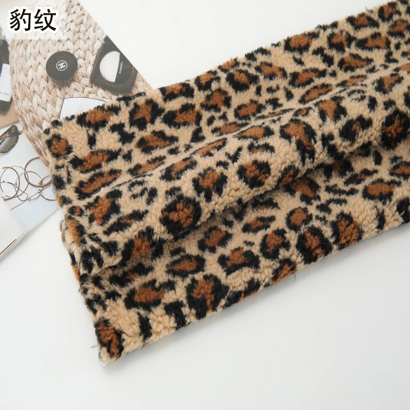Thickened Short Hair Plush Fabric By The Meter for Needlework Autumn Coat Hoodies Dolls Diy Sewing Cloth Warm Soft Bear Plaid