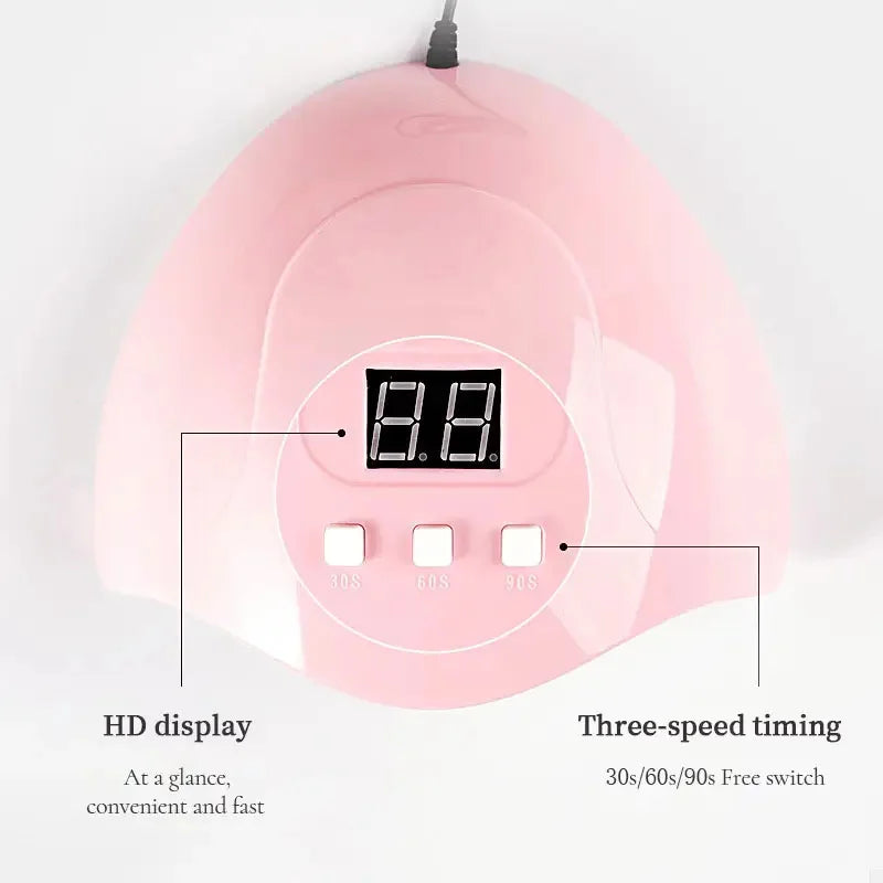 Hot Nail Dryer Machine Portable USB Cable Home Use Nail Lamp For Drying Curing Nails Varnish with 18pcs Beads UV LED Lamp
