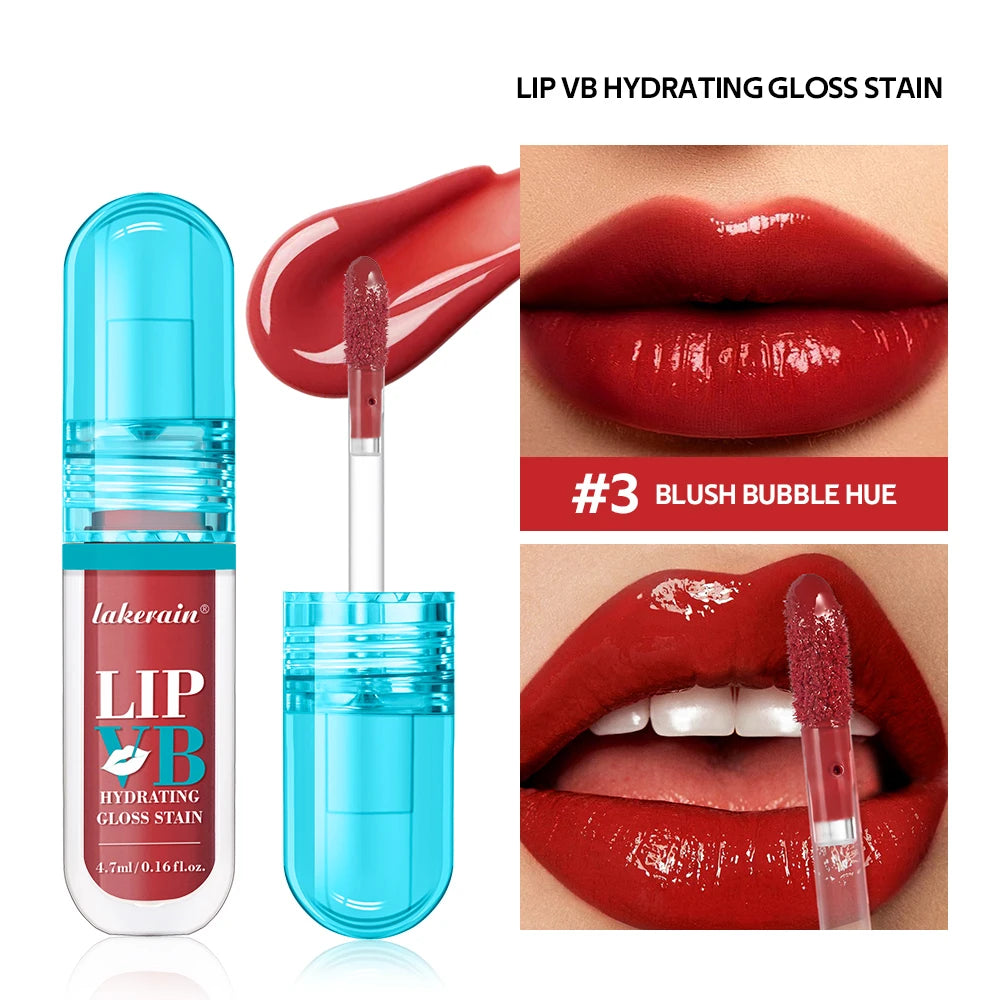 Lip Stain Vb Hydrating Gloss Stain 12HR Hydration Long-Lasting Moisturize Nourish Lips Hydra Honey Instant Glossy Wetness Makeup