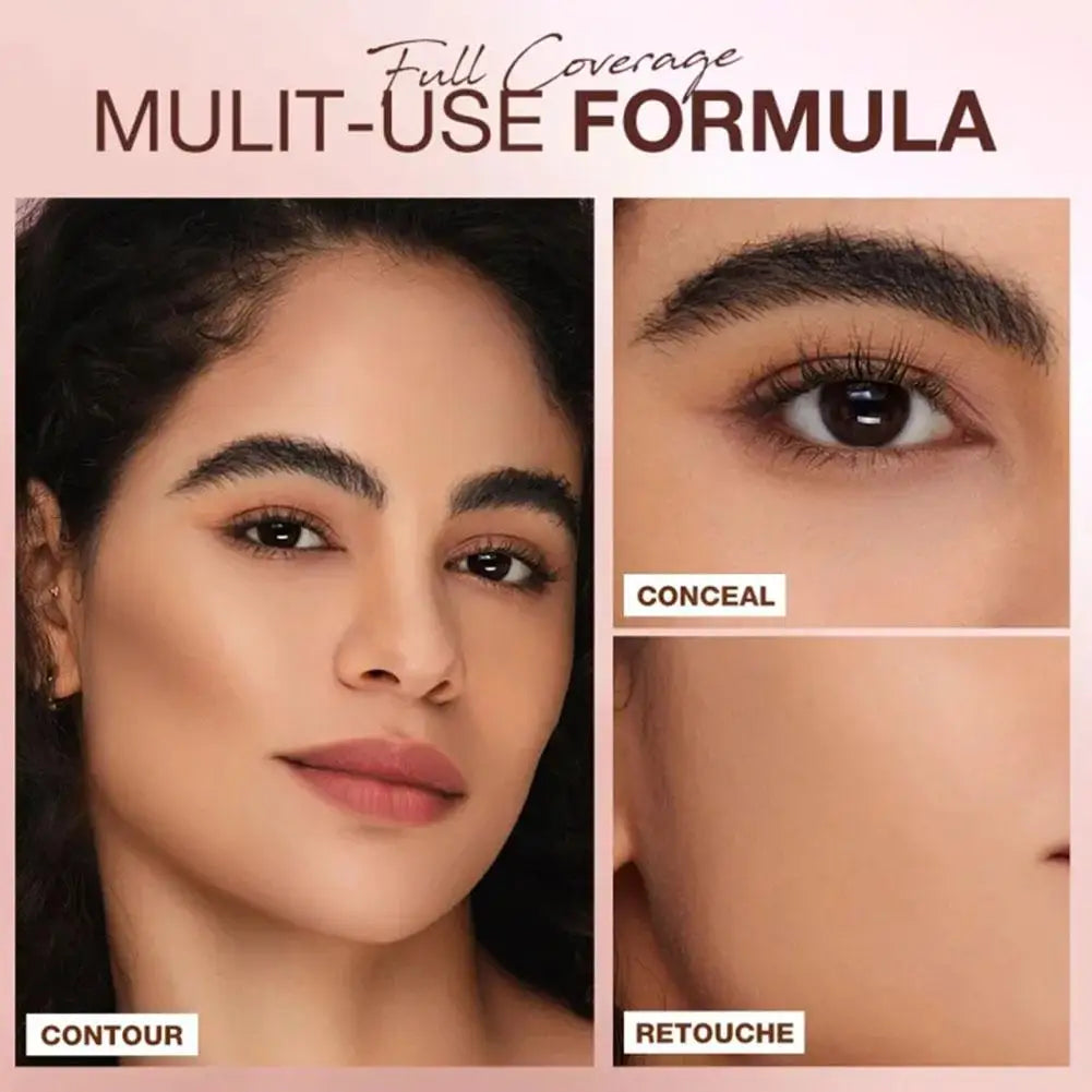 4 Colors Contour Stick Cream Long Lasting Lightweight Stick Face Concealer Bronzer Contouring Makeup Pen Easy to Sculpt