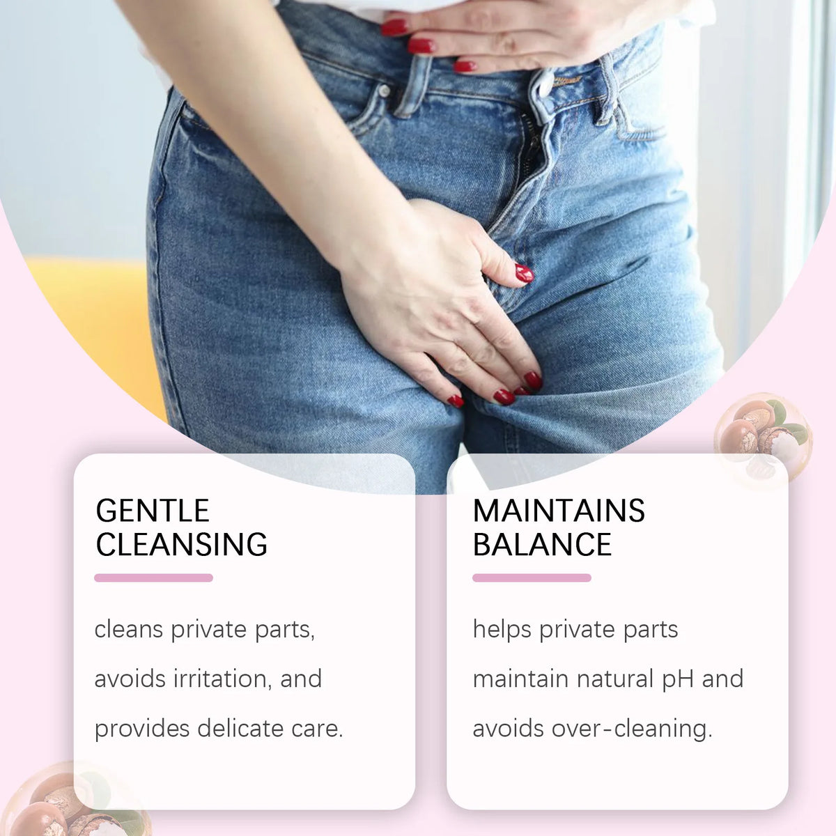 Vaginal Care Soap pH Balanced Odor Eliminator Moisturizing Detox Brightening Intimate Cleanser Feminine Hygiene Bar Soap