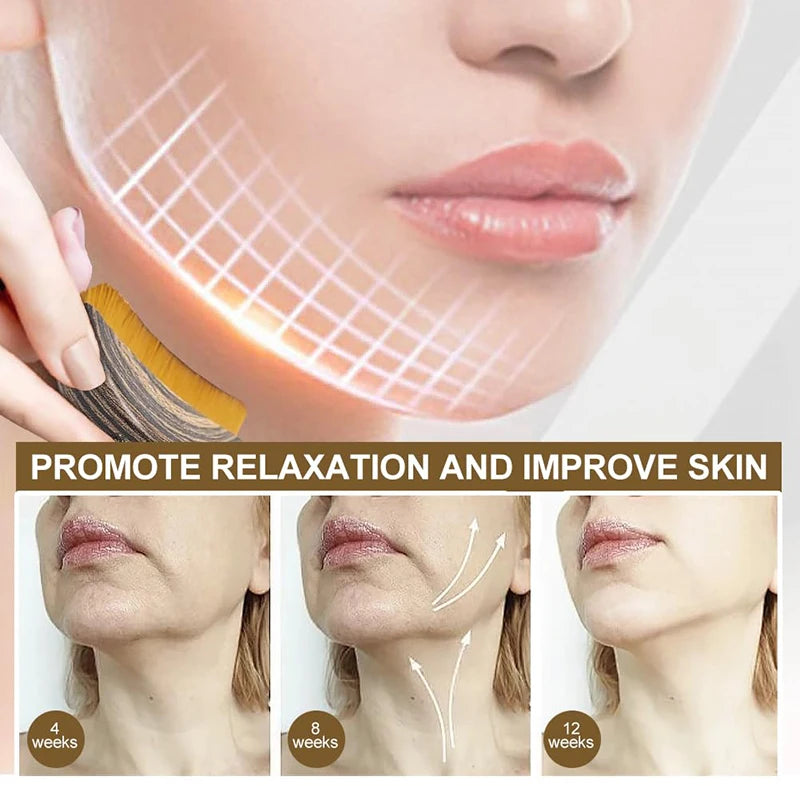 Contour Face Brushes 1Pc Lymphatic Drainage Massager Facial Massager Face Chin Skin Sculpting Tool for Face Ergonomically Makeup