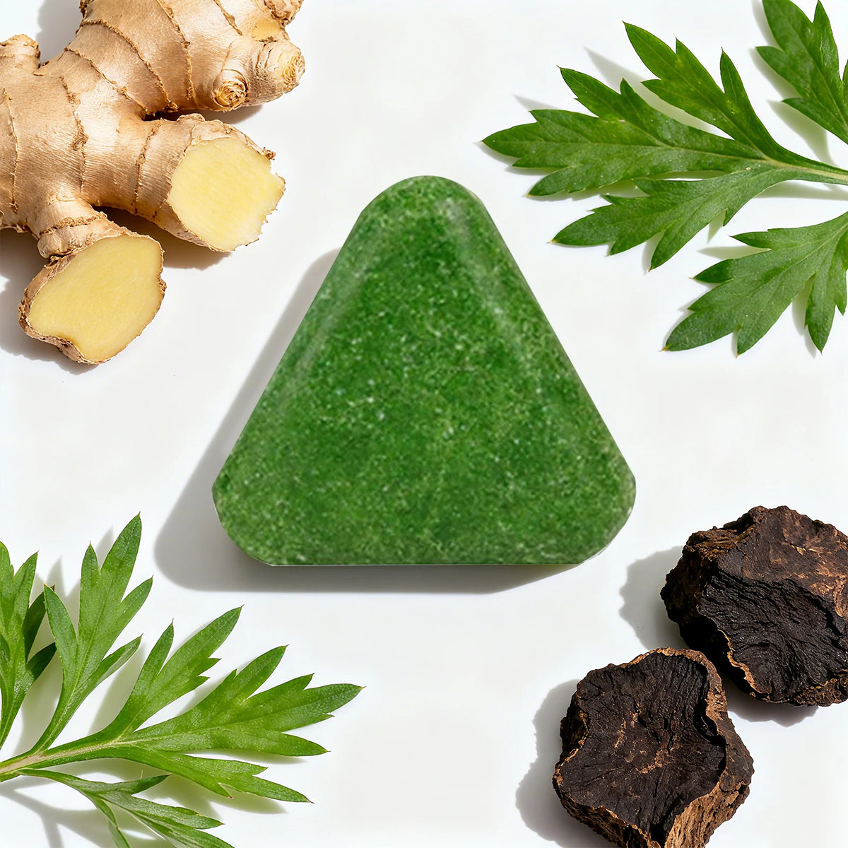 Polygonum Multiflorum Soap Smooth Nourishing Hair Cleaning Natural Plant Extract Repair Damaged Frizz Soft Silky Moisturizing