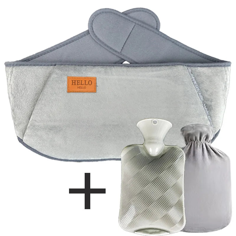 3Pcs Hot Water Bag Waist Cover Belt Stomach Abdominal Warming Band Warm Waist Cover Belt for Neck Hand with Hot Water Bottle Bag