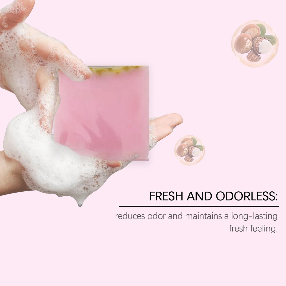 Vaginal Care Soap pH Balanced Odor Eliminator Moisturizing Detox Brightening Intimate Cleanser Feminine Hygiene Bar Soap