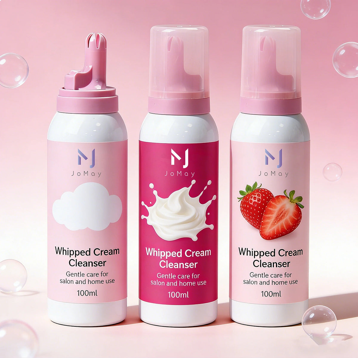 Korea High Quality Eyelash Shampoo Lash Mousse Cleanser Custom Eyelash Extension Cleanser Pink White Whipped Eyelash Shampoo