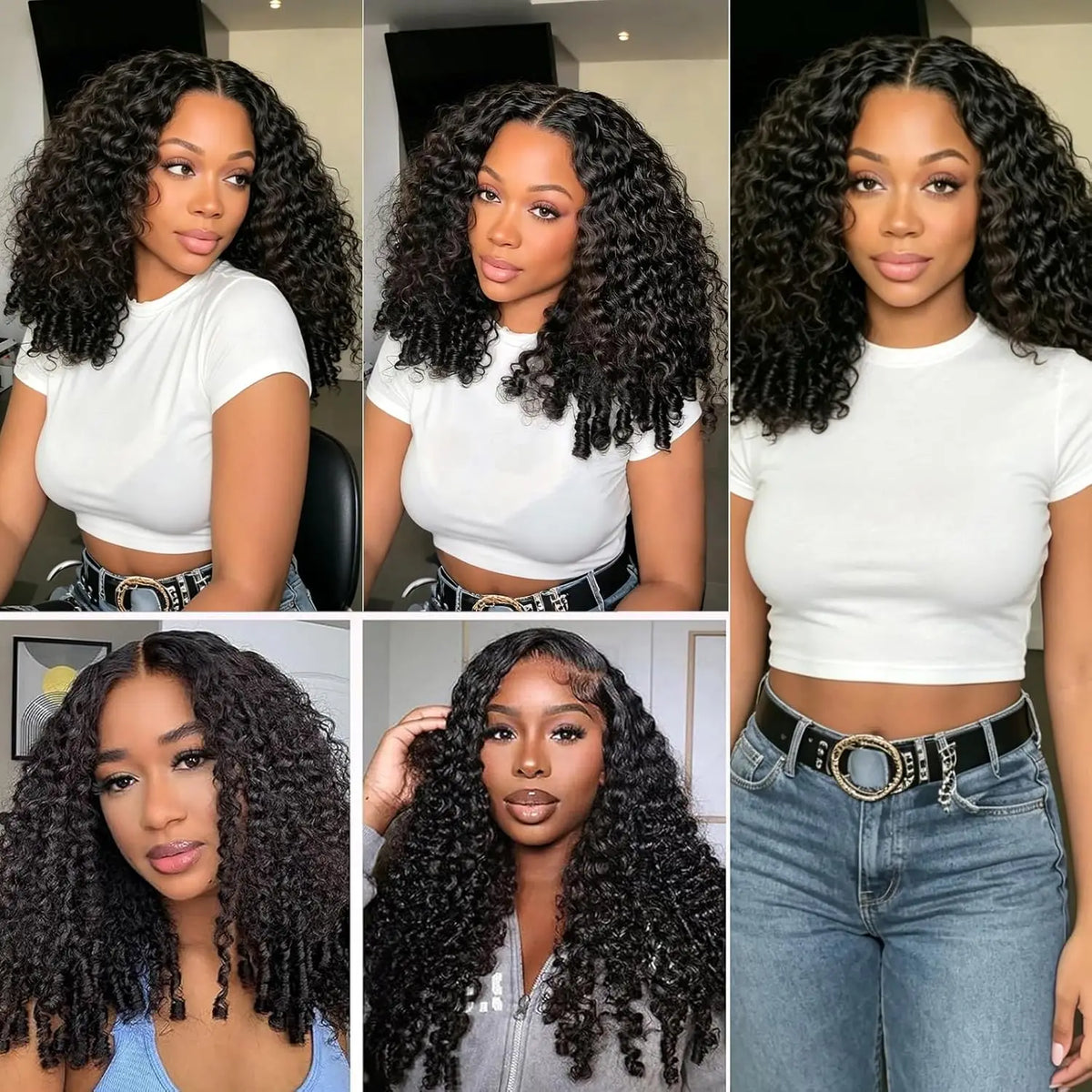 Burmese Curly Hair Wig 13x6 HD Lace Front Wig Pre Plucked With Spiral Ends Natural Color 13x4 Hd Lace Human Hair Wigs For Women