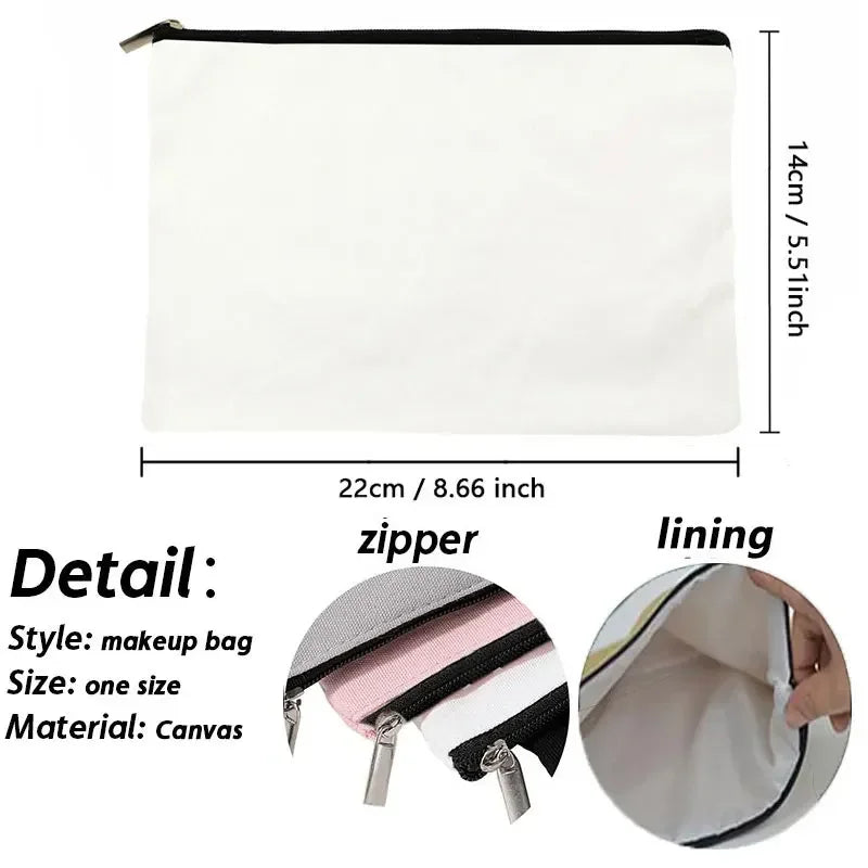 Tokio Hotel Canvas Makeup Cosmetic Party Lipstick Bags Travel Toiletry Pouch School Supplies Pencil Pouchs Teacher Gift Wash Bag