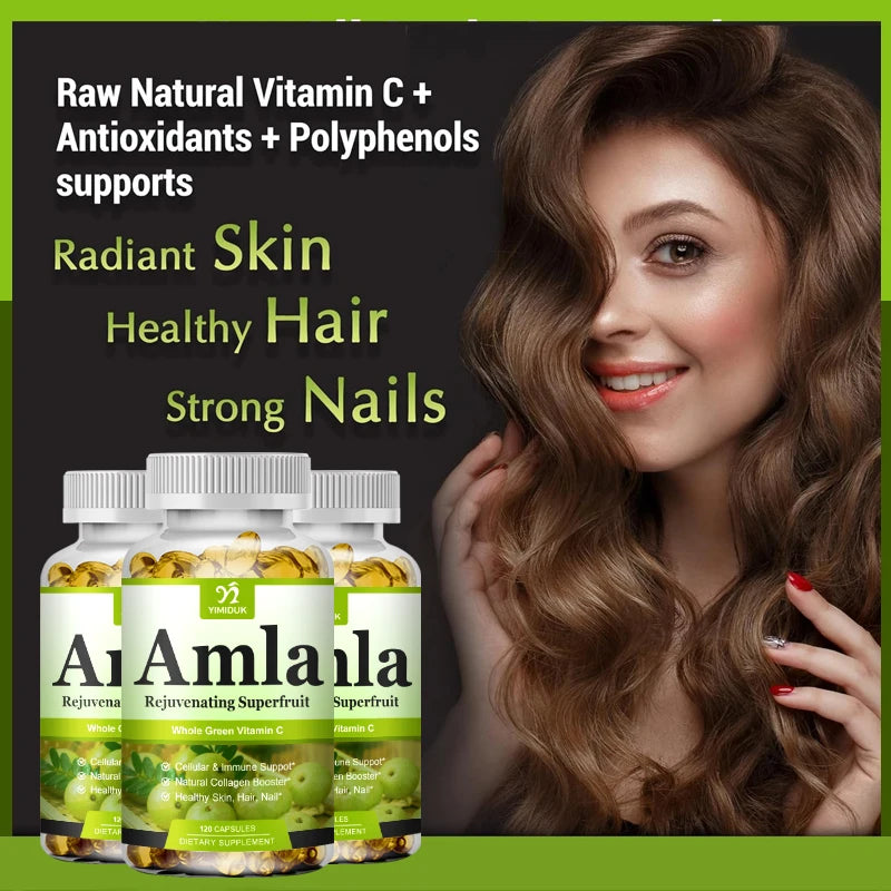Buy 2 Get 2 Free! Pure Amla Vitamin Capsules, Boosts Immunity, Enhances Digestion, Natural Vitality & Wellness Support