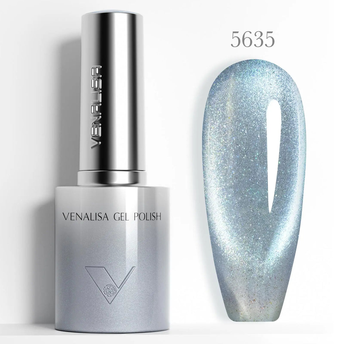 VENALISA 60 Colors TPO/HEMA FREE Glitter Gel Cat Eye Gel Nail Polish UV/LED Soak-Off Gel Polish Manicure DIY Nail Art Christmas