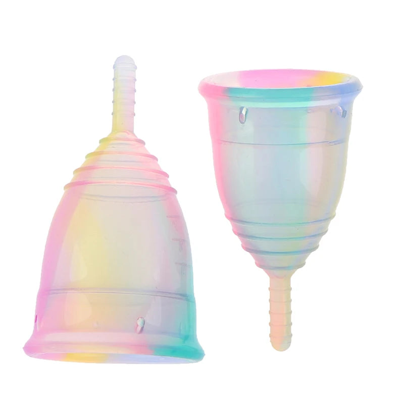Portable Menstrual Cup Medical Silicone Leak-proof Lady Women Menstrual Period Cup With Storage Case Feminine Hygiene Product