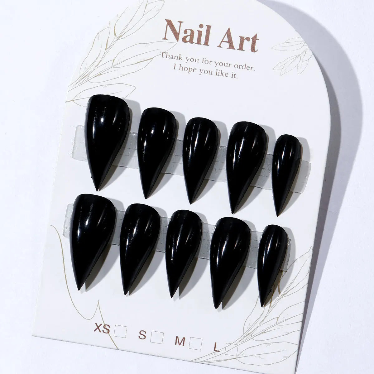 30pcs Dragon Claw Wearable Manicure Nude Color Thicken Full Cover False Nails Alien Shape Eagle's Claw Acrylic Fake Nail Tips