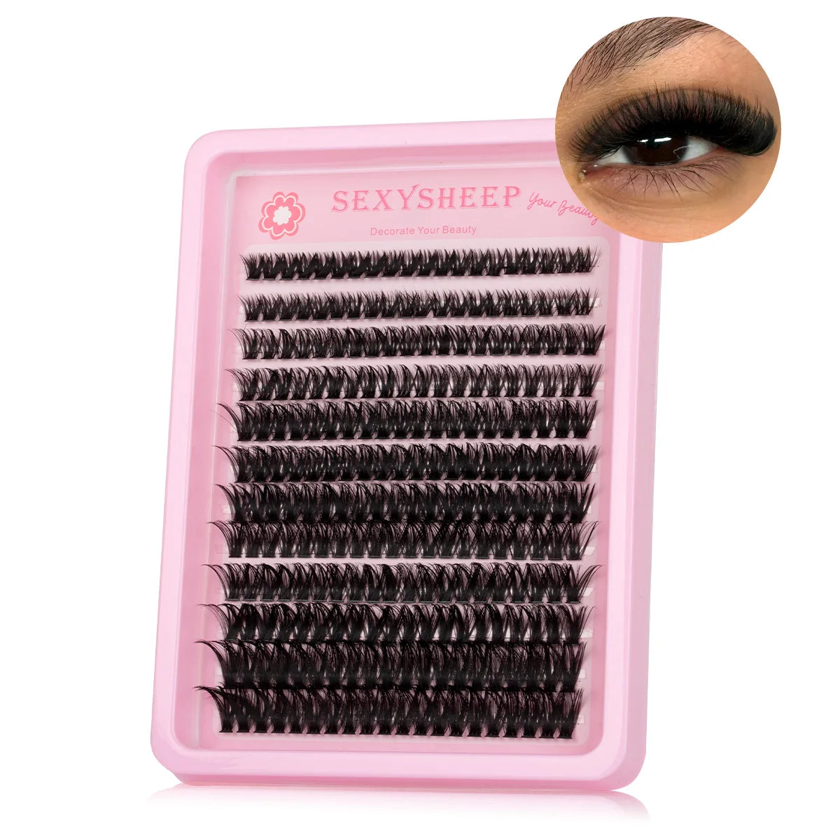 DIY Lash Clusters Wispy Eyelash Extensions Eyelashes Clusters with Lower Lashes Reusable Halloween Christmas Makeup