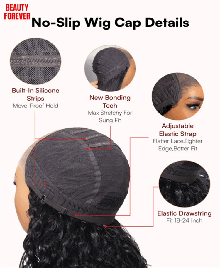 Beautyforever Burmese Curly Glueless Wig Finger Coily Ends 100% Human Hair Black to Chestnut Brown 7x5 Pre Cut Lace Wig 180%