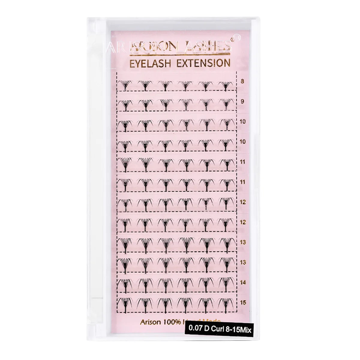 ARISON Comic Series Lashes Leaf Plume Spire Tower Butterfly Premade Fan Eyelash Extensions Automatic Flowering False Lashes