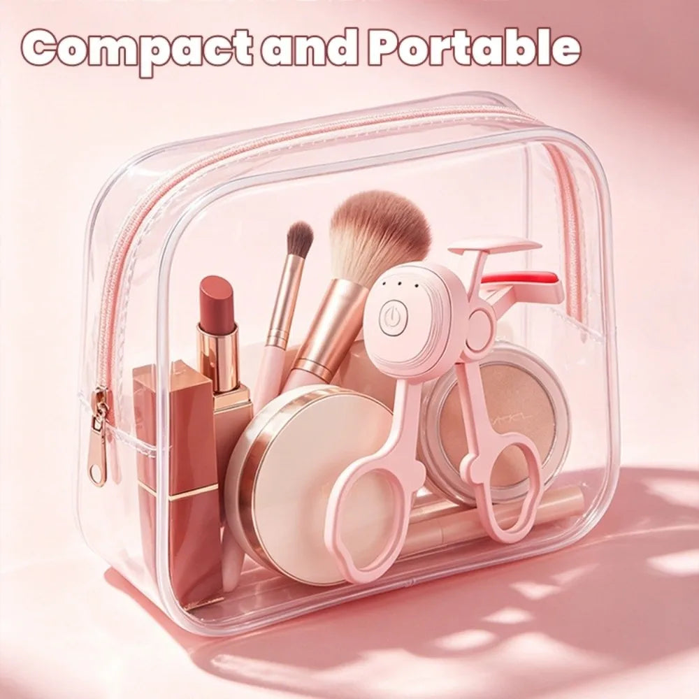 Long Lasting Electric Eyelash Curler Quick Heating Soft Silicone Heated Lash Curler USB Rechargeable Portable Lightweight