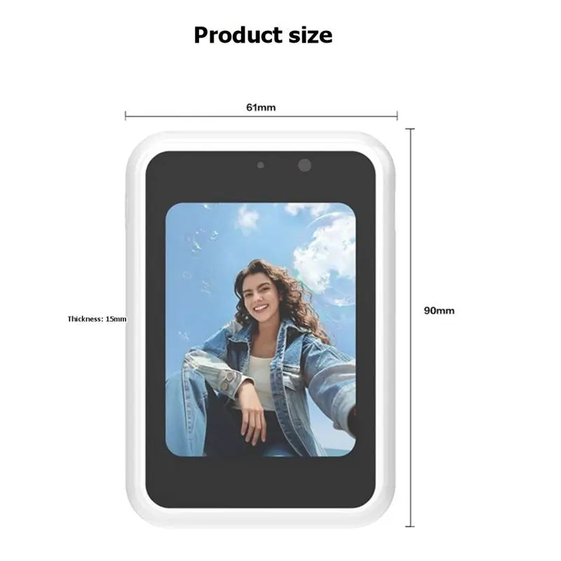 Hot Sale-Smart UV Makeup Mirror, Portable, Rechargeable, For Makeup Touch-Ups And Sunscreen Detection