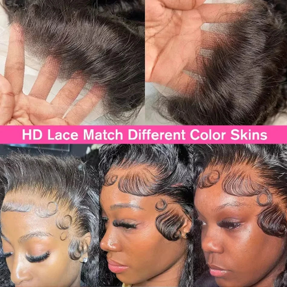 Glueless Kinky Curly Wig 13X6 Human Hair Ready To Wear Frontal Wigs Deep Curls Lace Closure Wig For Women Tissage Cheveux Humain