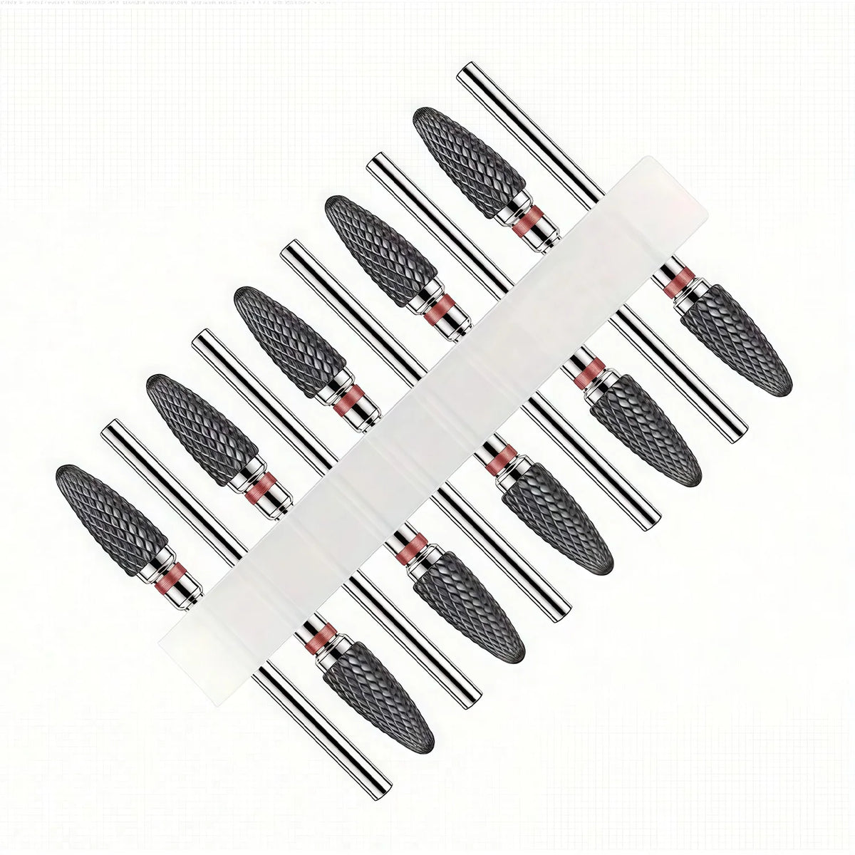 10pcs Ceramic Nail Buffering Heads for Perfect Nail Finish Professional Grade Ceramic Material for Smooth And Shiny Nails