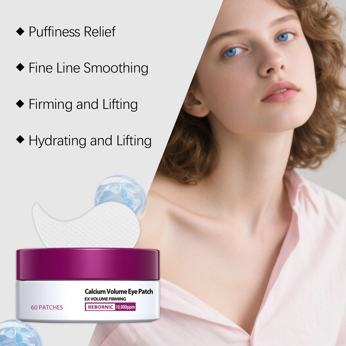 Collagen Tighten Eye Mask Reduce Dark Circles Promote Microcirculation Eyes Relieve Eye Swelling Brightening Eye Care Stickers
