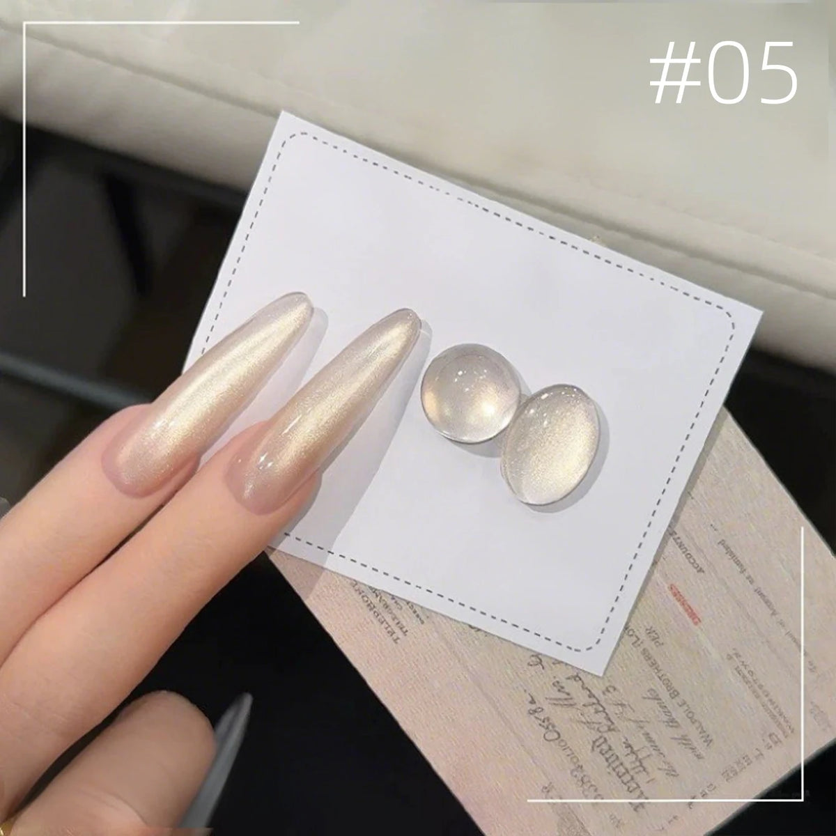 MN 12ML Autumn And Winter Ice Transparent Jelly Boiled Water Cat Eye Gel Nail Polish Perfect For Christmas Halloween White Nail