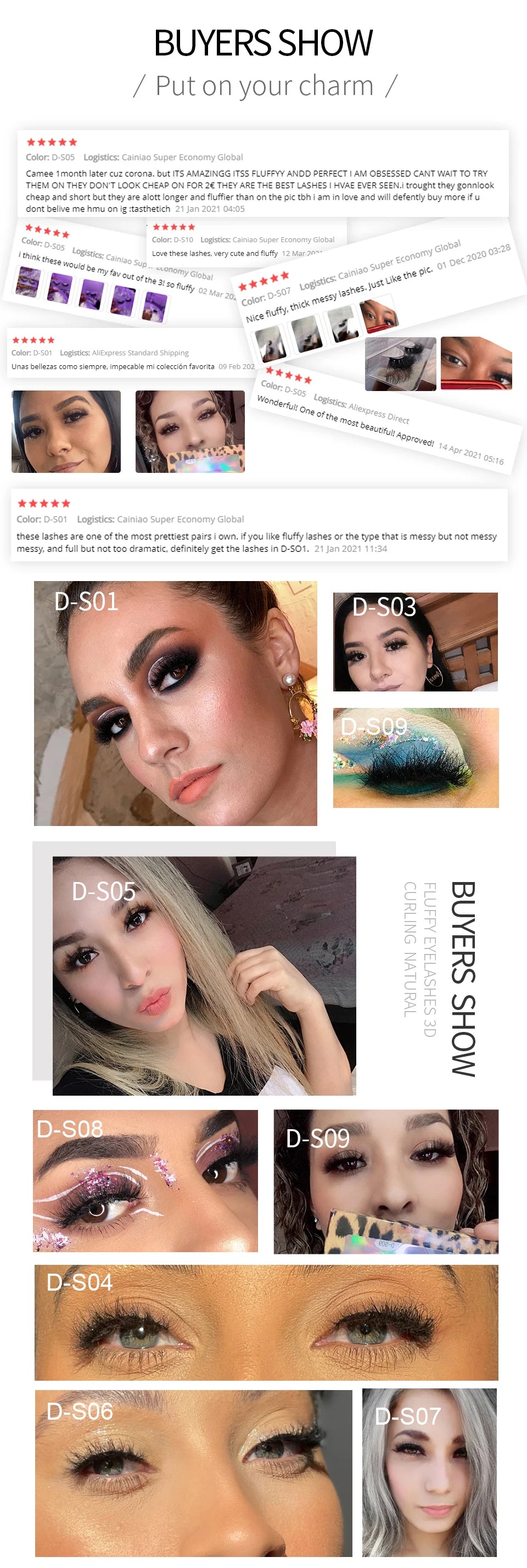 Cruelty Free Fluffy Mink Eyelashes High Quality C/D Curl Soft Wispy Volume Strip Lashes Natural Mink Lashes