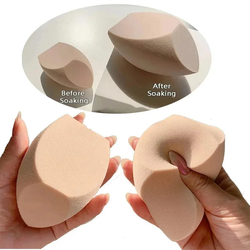 1Pc Big Size Makeup Sponge Puff Foundation Cosmetic Puff Wet And Dry Dual Use Soft Makeup Foundation Sponge Puff Make Up Puffs